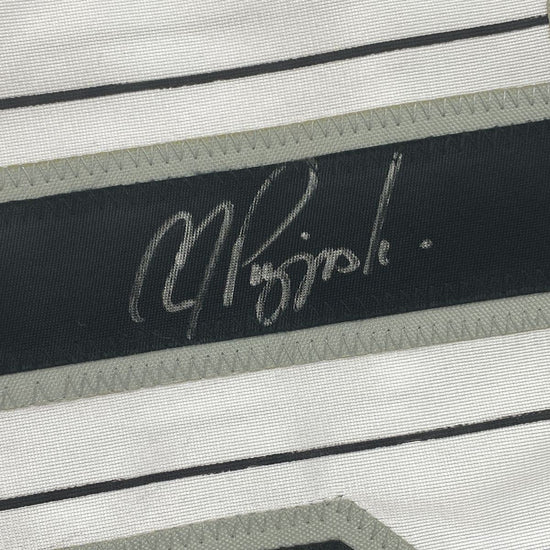 Autographed/Signed AJ A.J. Pierzynski Chicago Pinstripe Baseball Jersey PSA/DNA COA