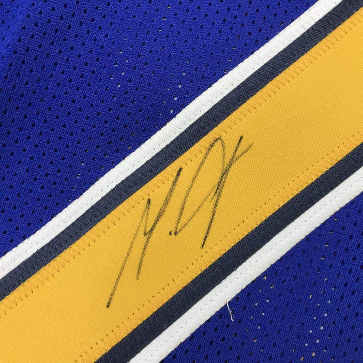 Framed Autographed/Signed Melvin Gordon 33x42 Los Angeles LA Color Rush Football Jersey JSA COA