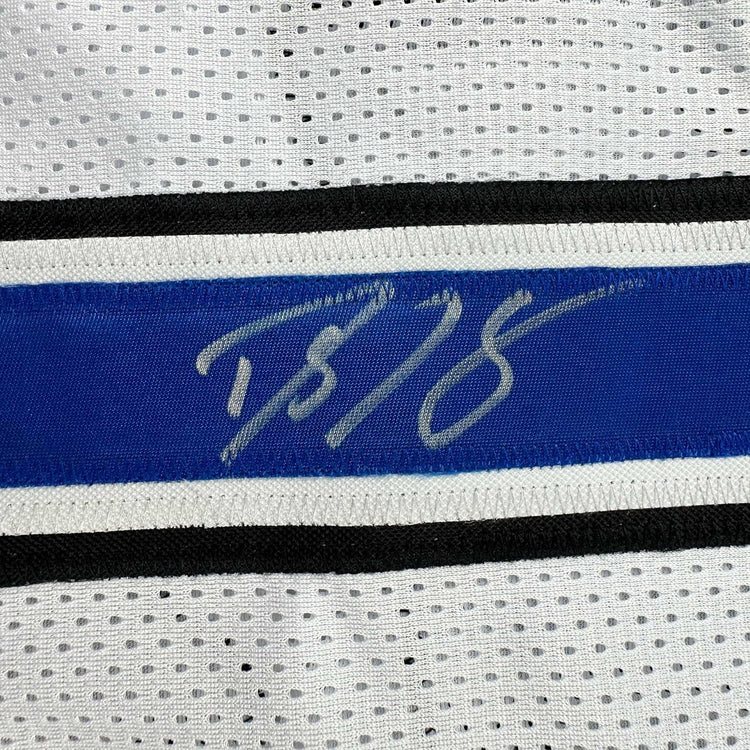 Framed Autographed/Signed Dwight Howard 35x39 Orlando White Basketball Jersey JSA COA