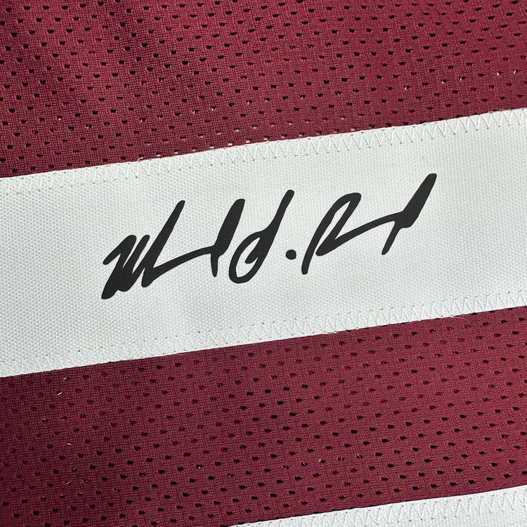 Framed Facsimile Autographed Marcel Reed 35x39 Texas A&M Maroon Reprint Laser Auto College Football Jersey