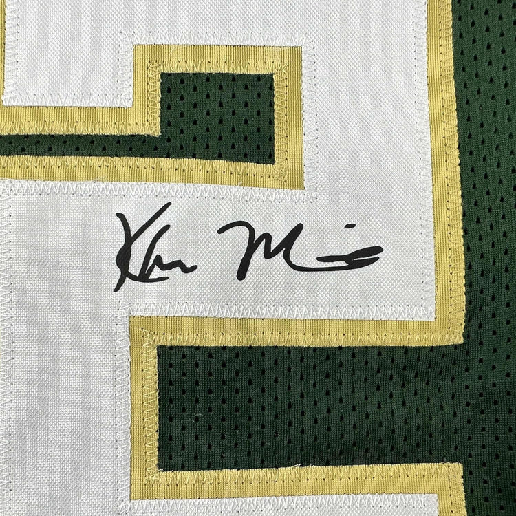 Framed Facsimile Autographed Khris Middleton 35x39 Milwaukee Green Reprint Laser Auto Basketball Jersey