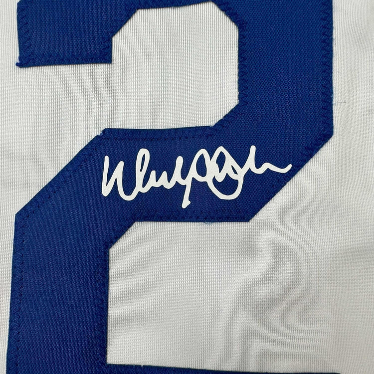 Framed Facsimile Autographed Walker Buehler 35x39 Los Angeles LA White Reprint Laser Auto Baseball Jersey
