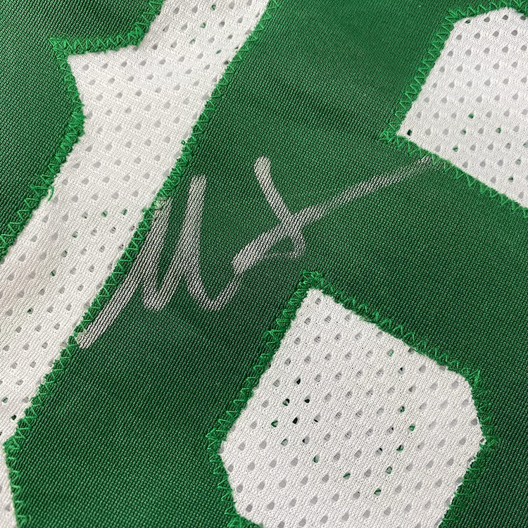 Framed Autographed/Signed Marcus Smart 35x39 Boston White Basketball Jersey Beckett BAS COA