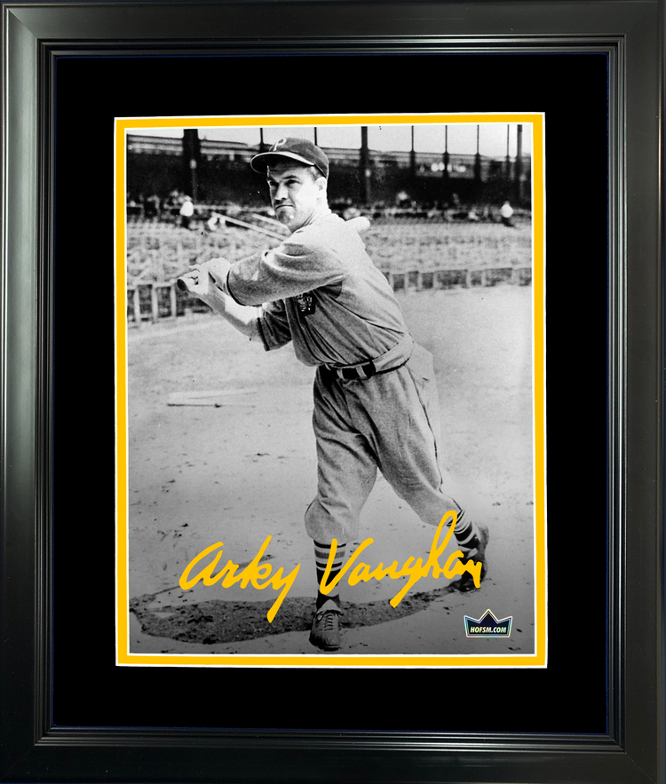 Framed Arky Vaughan Pittsburgh Pirates Facsimile Laser Engraved Signature Auto 11"x14"Baseball Photo HOFSM Holo