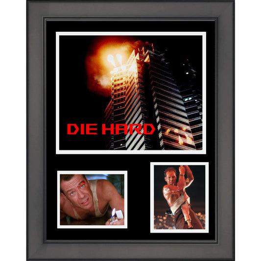 Framed Die Hard Movie 11"x14" Three Photo Collage