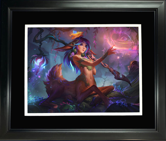 Framed Lillia 11"x14" Video Game Photo