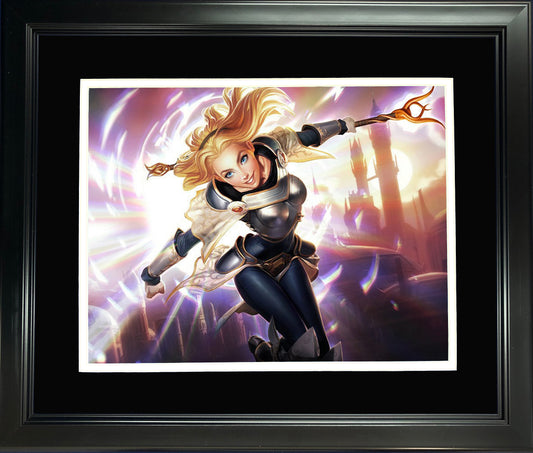 Framed Lux 11"x14" Video Game Photo