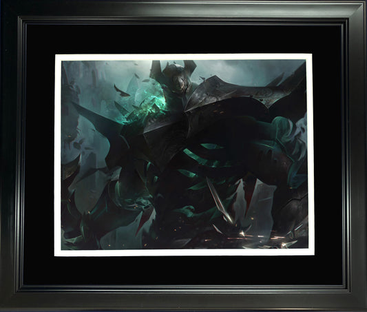 Framed Mordekaiser 11"x14" Video Game Photo
