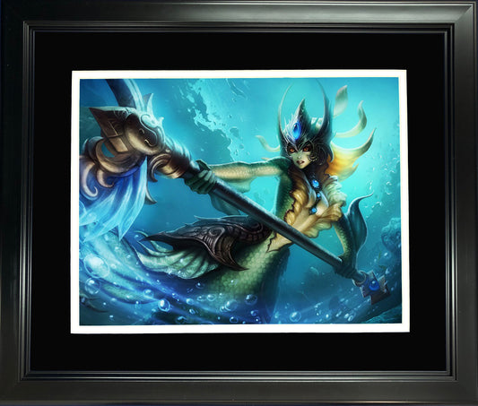 Framed Nami 11"x14" Video Game Photo