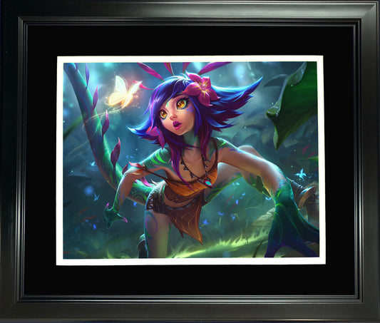 Framed Neeko 11"x14" Video Game Photo