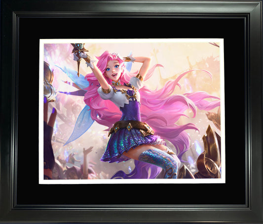 Framed Seraphine 11"x14" Video Game Photo