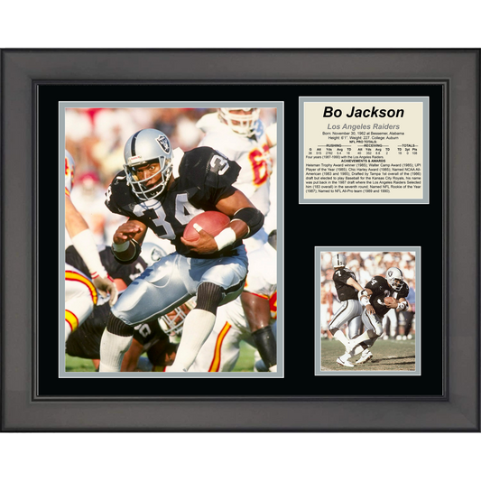 Framed Bo Jackson Oakland Las Vegas Raiders 11"x14" Football Three Photo Collage