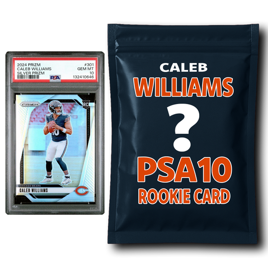 Caleb Williams PSA 10 Graded Football Rookie Card Mystery Pack