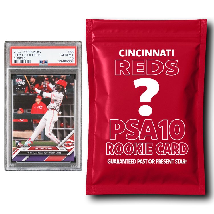 Cincinnati Reds PSA 10 Graded Rookie Card Mystery Pack