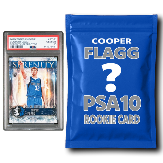 Cooper Flagg PSA 10 Graded Rookie Basketball Card Mystery Pack