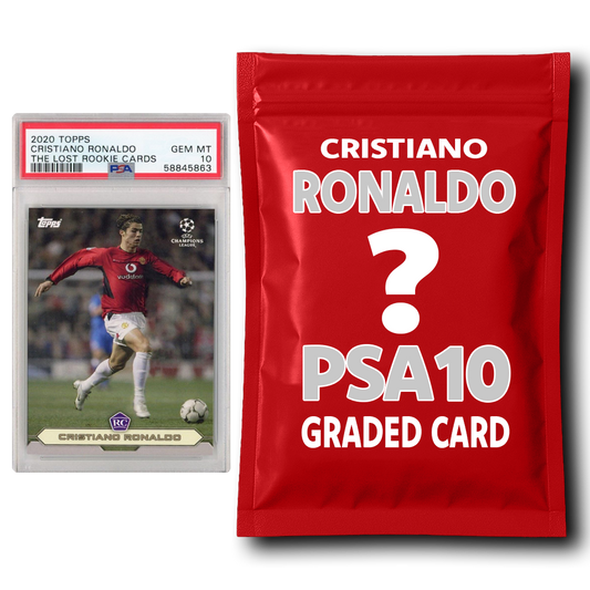 Cristiano Ronaldo PSA 10 Graded Card Mystery Pack
