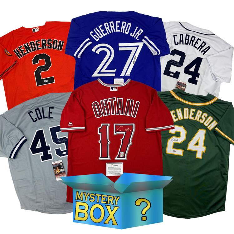 Autographed/Signed Baseball DIAMOND Series 1 Jersey Mystery Box with PSA JSA or Beckett COA