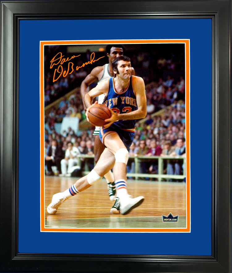 Framed Dave DeBusschere Facsimile Laser Engraved Signature Auto 11"x14" Basketball Photo HOFSM Holo