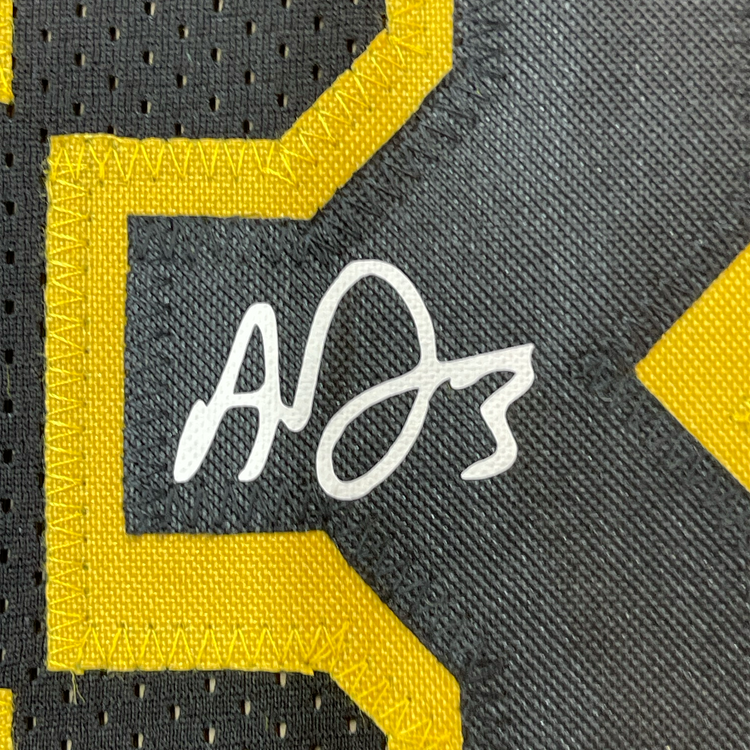 Framed Facsimile Autographed Anthony Davis 35x39 Los Angeles LA Black Mamba Reprint Laser Auto Basketball Jersey