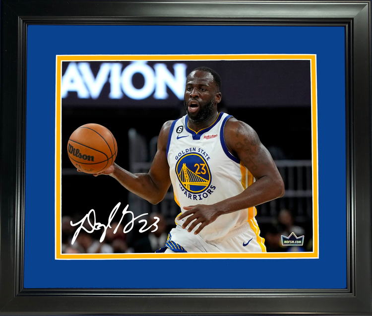 Framed Draymond Green Facsimile Laser Engraved Signature Auto 11"x14" Basketball Photo HOFSM Holo