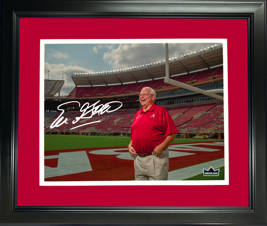 Framed Eli Gold Facsimile Laser Engraved Signature Auto Alabama Crimson Tide 11"x14" College Football Photo HOFSM Holo