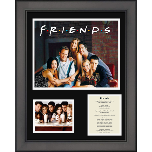 Framed Friends TV Show 11"x14" Three Photo Collage