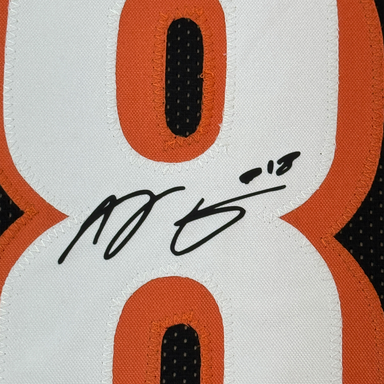 Framed Facsimile Autographed A.J. AJ Green 35x39 Cincinnati Black Reprint Laser Auto Football Jersey