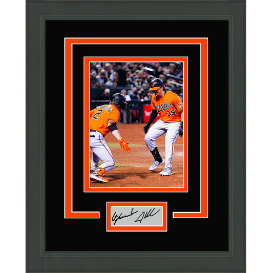 Framed Gunnar Henderson Adley Rutschman Dual Facsimile Laser Engraved Signature Auto Baltimore Orioles 11x14 Baseball Photo