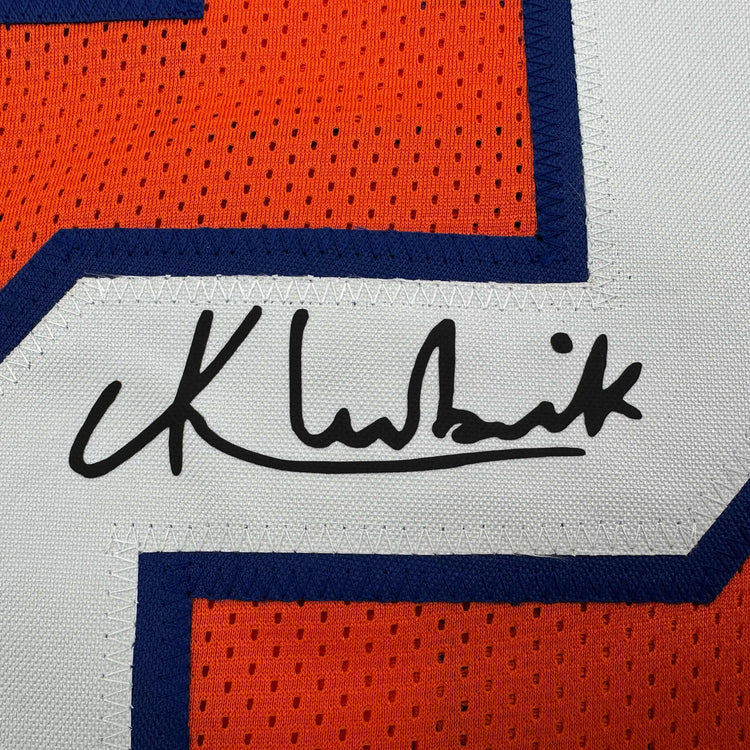 Facsimile Autographed Cade Klubnik Clemson Orange Reprint Laser Auto College Football Jersey Size Men's XL