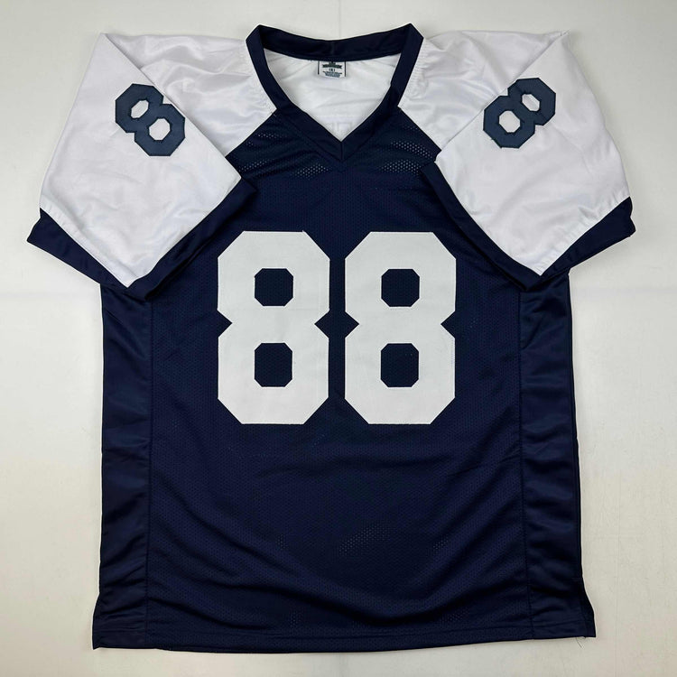 Facsimile Autographed Michael Irvin Dallas Thanksgiving Day Reprint Laser Auto Football Jersey Size Men's XL