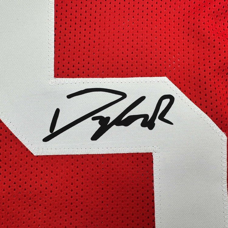 Facsimile Autographed Dylan Raiola Nebraska  Red Reprint Laser Auto College Football Jersey Size Men's XL