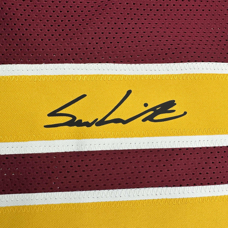 Facsimile Autographed Sam Leavitt Arizona State Red Reprint Laser Auto College Football Jersey Size Men's XL