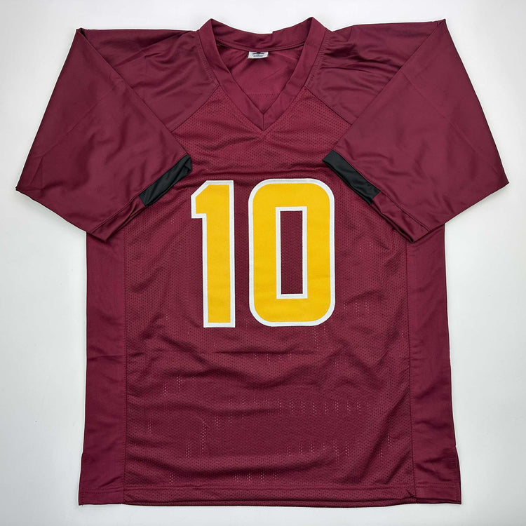 Facsimile Autographed Sam Leavitt Arizona State Red Reprint Laser Auto College Football Jersey Size Men's XL