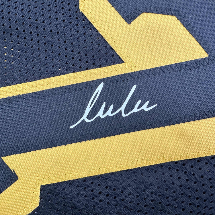Facsimile Autographed Luka Doncic Los Angeles LA Black Mamba Reprint Laser Auto Basketball Jersey Size Men's XL