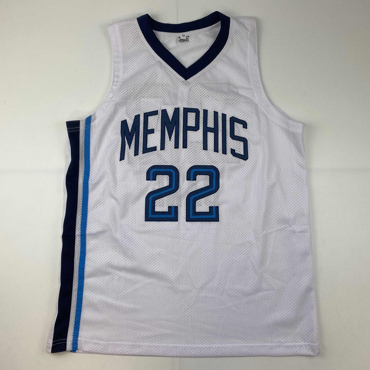 Autographed/Signed Desmond Bane Memphis White Basketball Jersey JSA COA