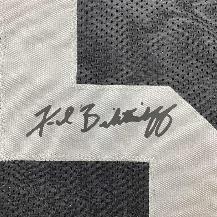 Facsimile Autographed Fred Biletnikoff Oakland Las Vegas Black Reprint Laser Auto Football Jersey Size Men's XL