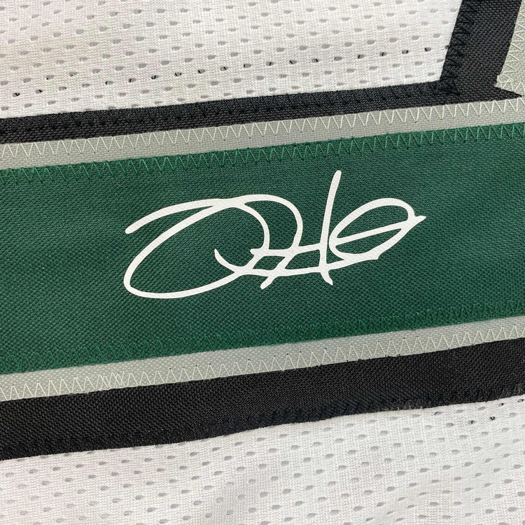 Facsimile Autographed Jalen Hurts Philadelphia White Reprint Laser Auto Football Jersey Size Men's XL