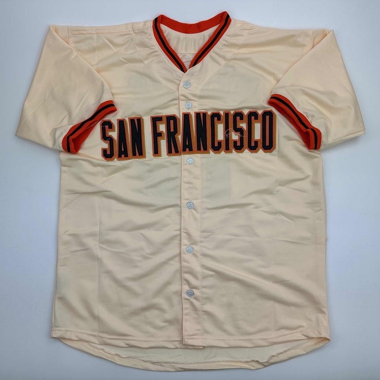Facsimile Autographed Rafael Devers San Francisco Cream Reprint Laser Auto Baseball Jersey Size Men's XL