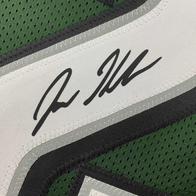 Facsimile Autographed Jason Kelce Philadelphia Green Reprint Laser Auto Football Jersey Size Men's XL
