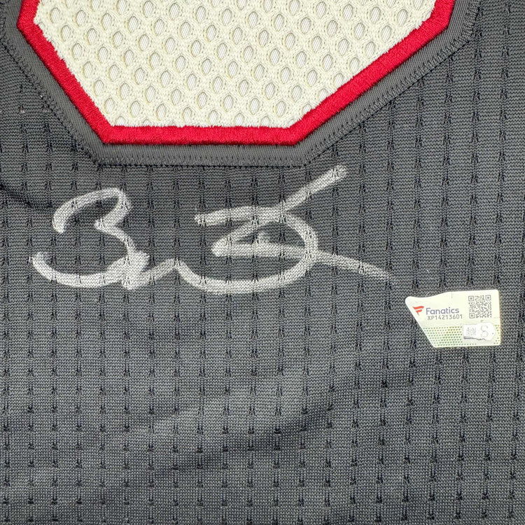 Autographed/Signed Dwyane Wade Miami Heat Black Mitchell & Ness Authentic Basketball Jersey Fanatics COA