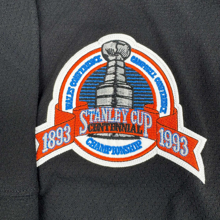 Autographed/Signed Wayne Gretzky Los Angeles Kings Black Mitchell & Ness Vintage Hockey Jersey Fanatics COA
