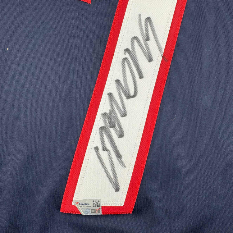 Autographed/Signed C.J CJ Stroud Houston Blue Nike Dri-Fit Limited Football Jersey Fanatics COA