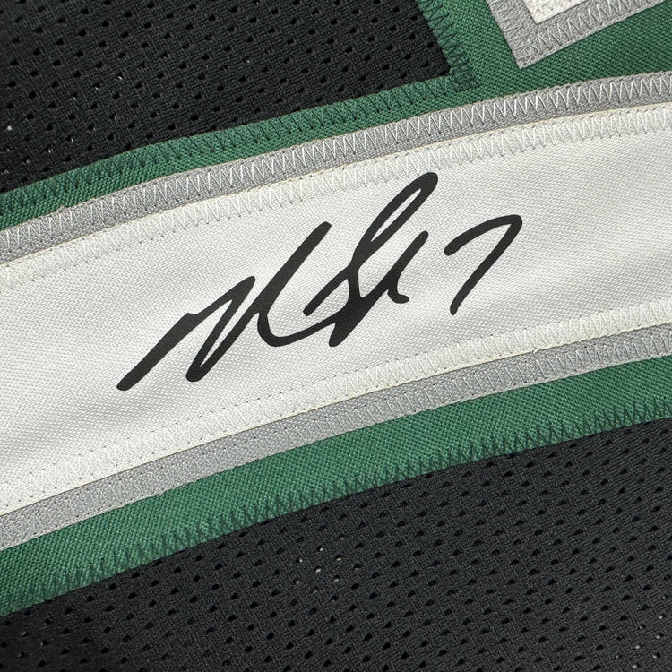 Facsimile Autographed Michael Mike Vick Philadelphia Black Reprint Laser Auto Football Jersey Size Men's XL