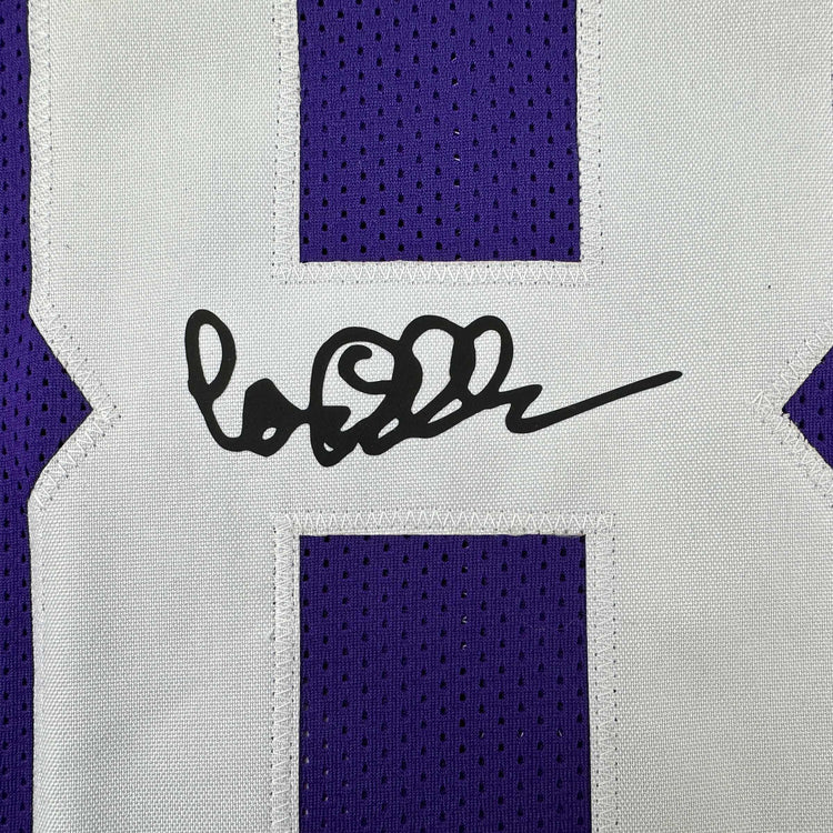 Framed Facsimile Autographed Carl Eller 35x39 Minnesota Purple Reprint Laser Auto Football Jersey