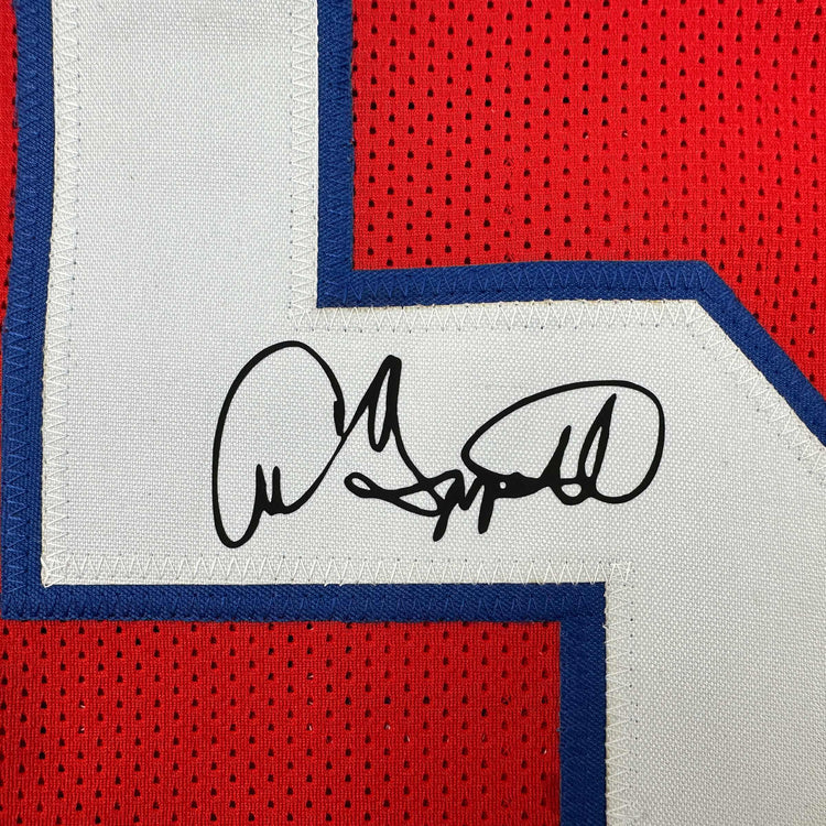 Facsimile Autographed Andre Tippett New England Red Reprint Laser Auto Football Jersey Size Men's XL