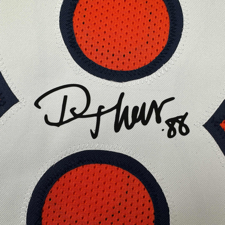 Facsimile Autographed Demaryius Thomas Denver Orange Reprint Laser Auto Football Jersey Size Men's XL