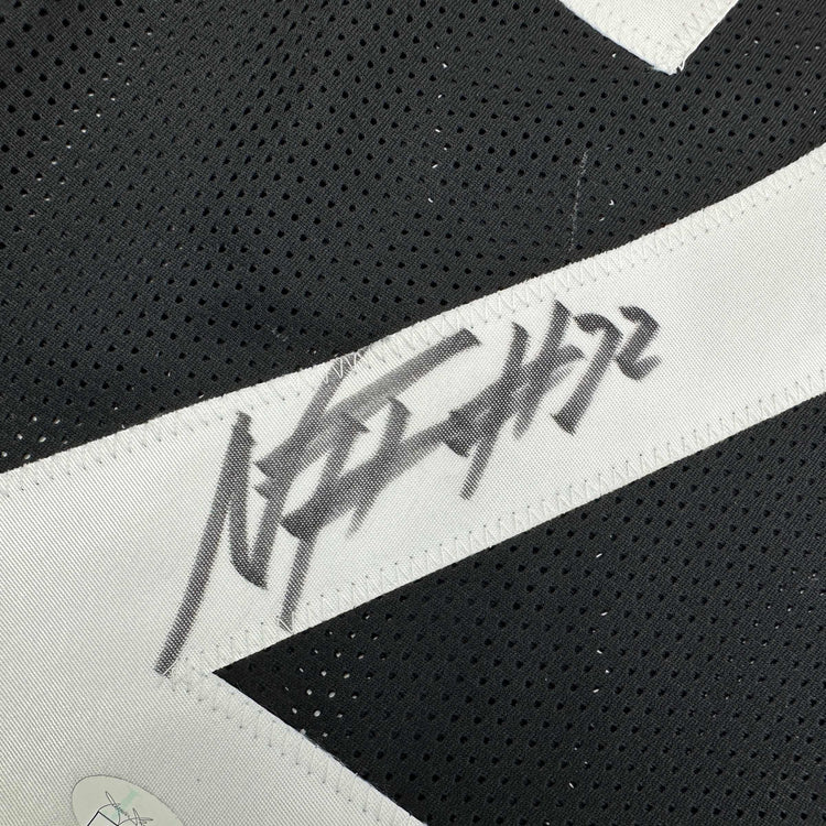 Autographed/Signed Najee Harris Pittsburgh Black Football Jersey JSA COA