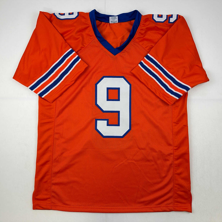 Facsimile Autographed Adam Sandler Bobby Boucher SCLSU The Waterboy Movie Orange Reprint Laser Auto Football Jersey Size Men's XL