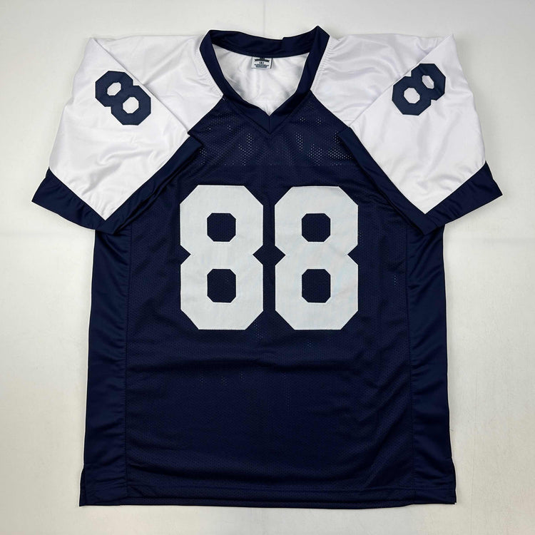 Facsimile Autographed Dez Bryant Dallas Thanksgiving Day Reprint Laser Auto Football Jersey Size Men's XL