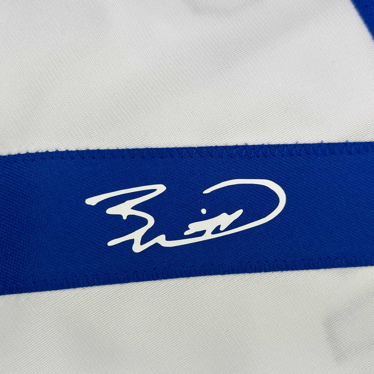Facsimile Autographed Bobby Witt Jr Kansas City White Reprint Laser Auto Baseball Jersey Size Men's XL